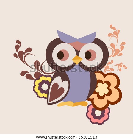 flower owl