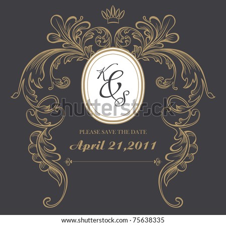  Logo Design 2012 on Shutterstock Dark Formal Card Design Best For Wedding Events Christmas