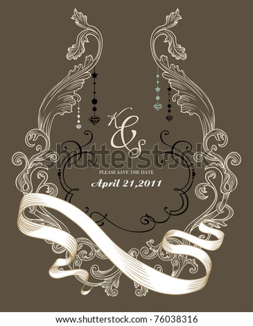 Logo Design  on Vintage Cover Design  Best For Scrapbook Project   Diy  Wedding