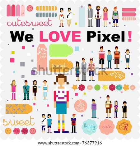 pixel human scrapbook and stickers tags pixel human scrapbook and stickers tags