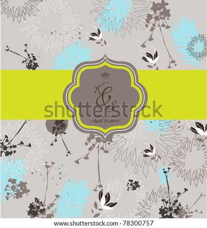 stock vector season seamless floral background best for card design 