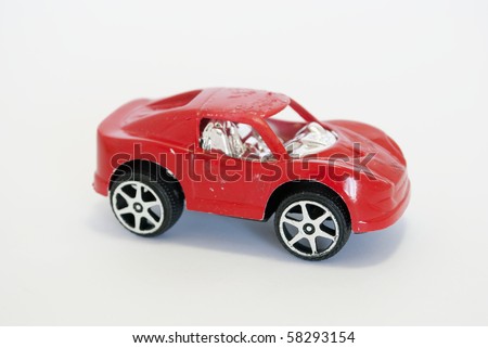 a red toy car