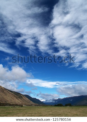 Mountains, Nelson lakes national park, New Zealand