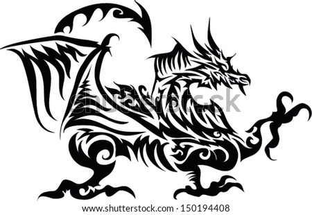 Dragon tattoos.