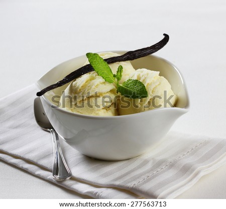 Vanilla ice cream