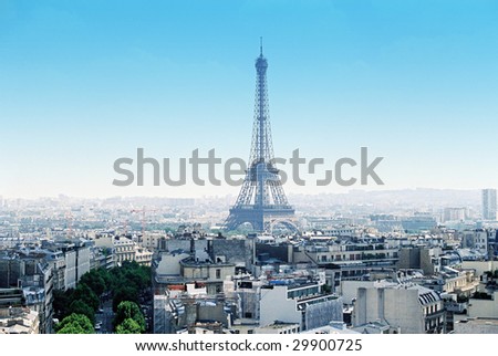 stock photo : Paris cityscape