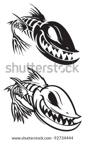 Fish Skeleton Vector