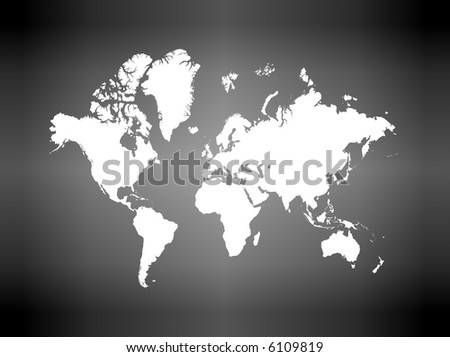 world map outline with country names. Countries is also names,