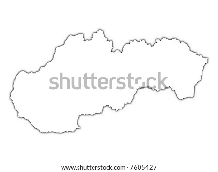 outline of slovakia