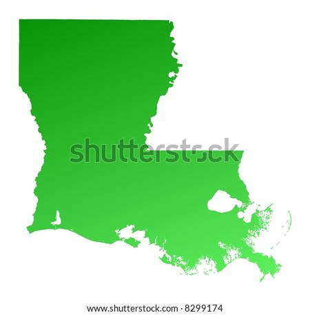 Louisiana+map+outline