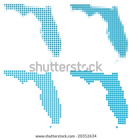 florida map usa. stock vector : Florida (USA)