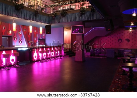 Dance club interior