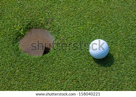 background golf sport, nice shot