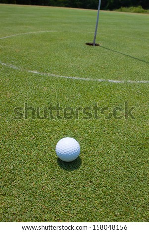 golf ball for easy golf putt