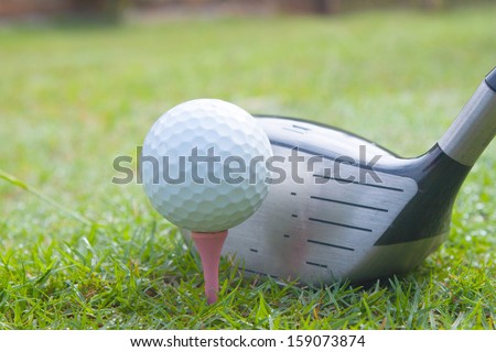 driver set in tee off
