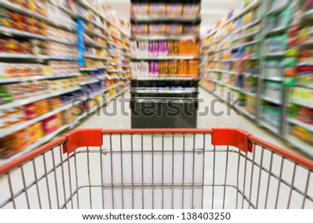 Shopping In Supermarket