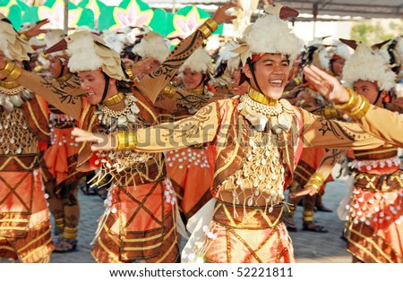 MANILA, PHILIPPINES –APRIL 24: Street dancer showcase Filipino culture & tradition in The Aliwan Fiesta on April 24, 2010 in Manila. The Aliwan celebrated with annual street dance competition