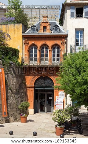 GRASSE, FRANCE - MAY 3: Perfume museum of Fragonard Factory on May 3, 2013 in Grasse, France. Fragonard perfumery is one of the older factory in the world capital of perfumes.