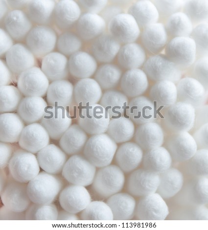 Close up of Cotton Buds
