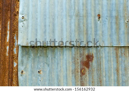 A rusty corrugated metal texture,can use for background