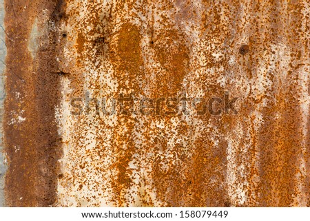 rusty corrugated metal texture, can use for background