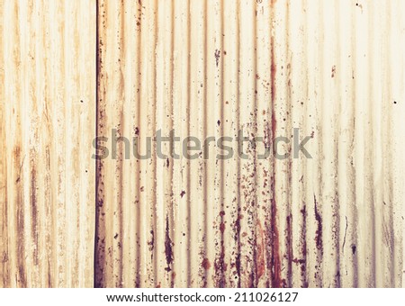 corrugated metal texture, vintage background