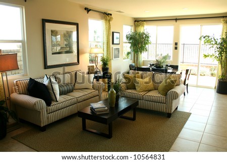 stock photo : Living Room withe Elegant Design