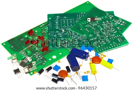 printed circuit boards, and radio components