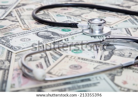 Healthcare costs concept
