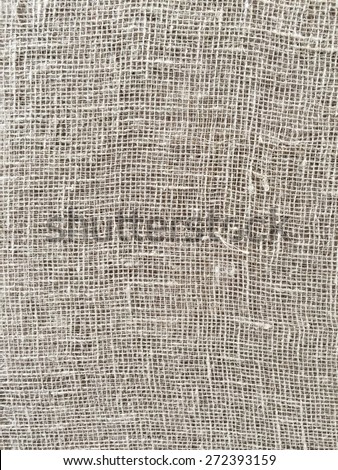 Rugged linen fabric background