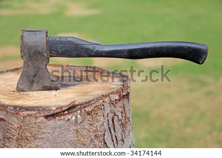 tree axe