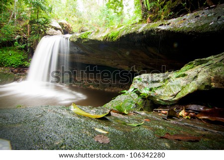 Waterfall in the deep forest