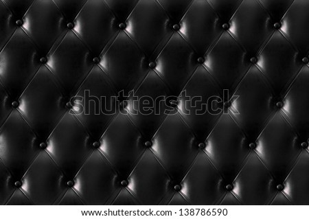 Black color sofa texture