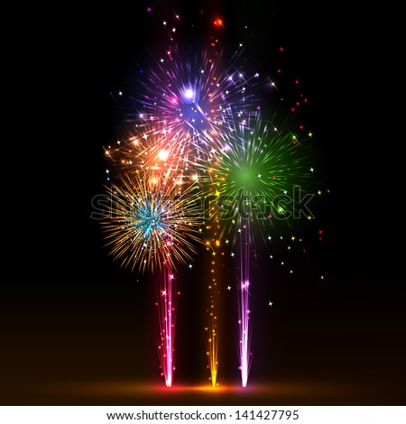 Salute- vector isolated on black background Salute- vector isolated on black background