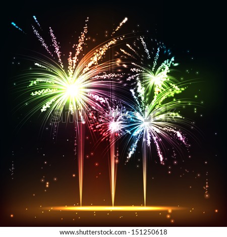 Salute- vector isolated on black background Salute- vector isolated on black background