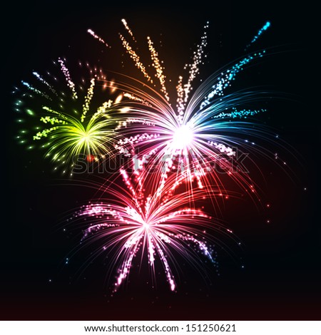 Salute- vector isolated on black background Salute- vector isolated on black background