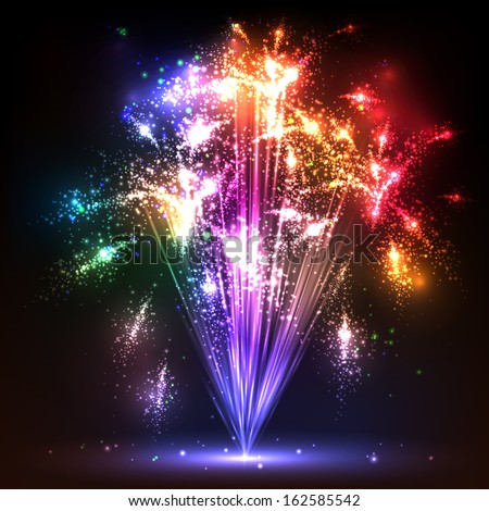 Salute- vector isolated on black background Salute- vector isolated on black background