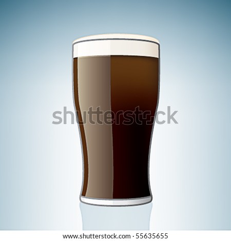 beer glass icon. stock vector : Beer Glass