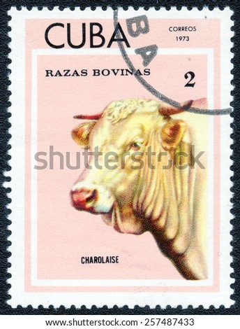 CUBA - CIRCA 1973: A Stamp printed in CUBA shows series \