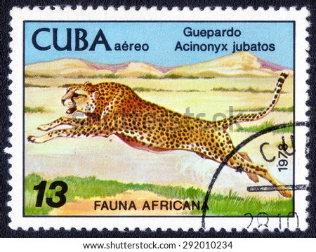 CUBA - CIRCA 1978: A stamp printed in Cuba shows a series of images \