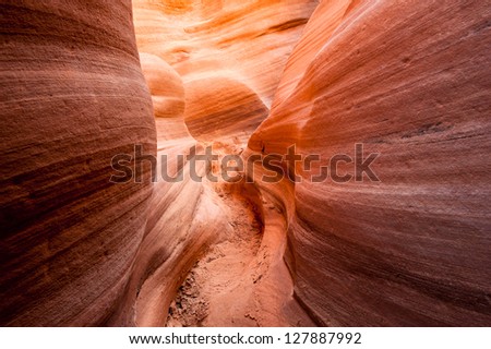 Peek-A-Boo slot canyon, Hole in a Rock road, Grand Staircase National Monument, Utah, USA