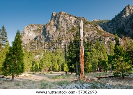 kings canyon national park wilderness in kings valley