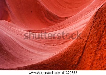 Wave patterns in lower Antelope slot canyon, Page, Arizona, USA