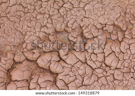 Cracked dry mud texture. Drought.