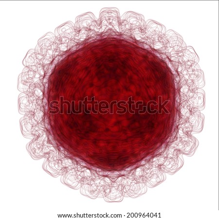 Herpes Simplex Virus 1 (HSV-1) capsid. Cause of cold sores. The related HSV-2 causes genital herpes.	 Visualization of electron microscopy density map data.