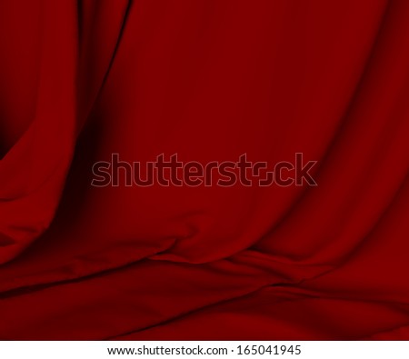 red cloth, velvet material  for  background