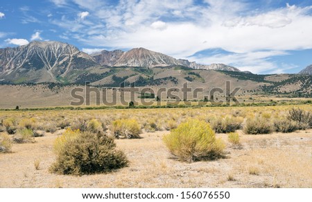 Eastern Sierra Nevada, California vista