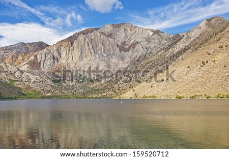 Convict Lake vista in the eastern Sierra Nevada, California