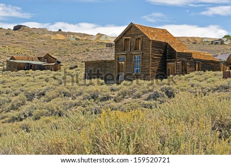 Gold mining ghost town of Bodie, California, a State Historical Park