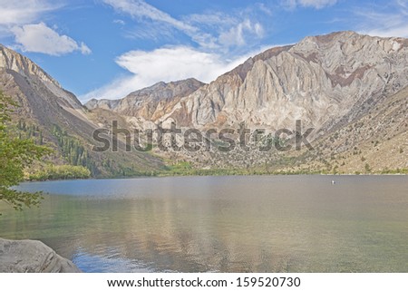 Convict Lake vista in the Eastern Sierra Nevada, California